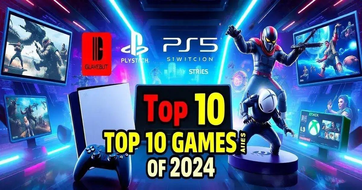 10 Melhores Jogos de PC, PS5, Switch e Xbox Series em 2024