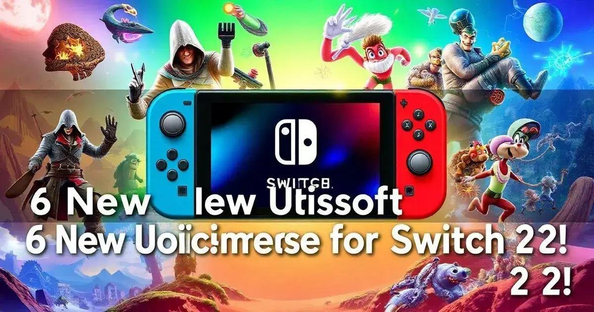 6 Novos Jogos da Ubisoft Confirmados para o Switch 2