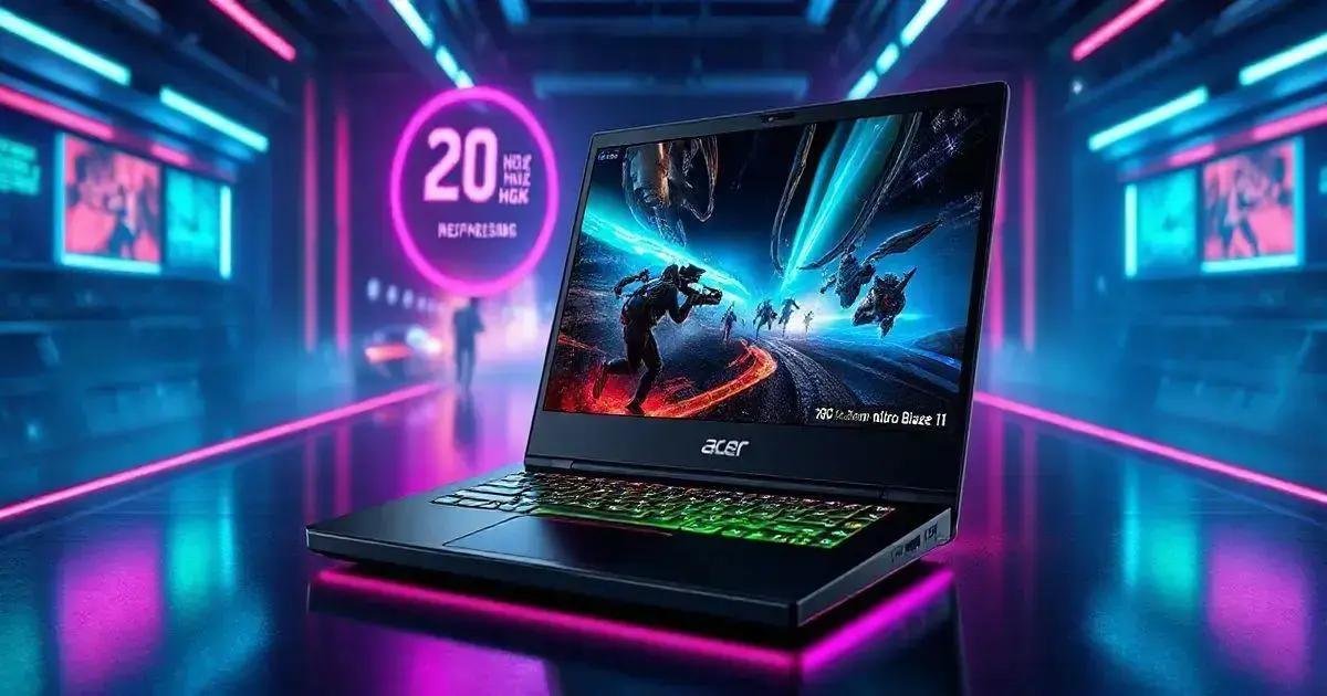 Acer Lança Nitro Blaze 11: O Portátil Gamer Inovador