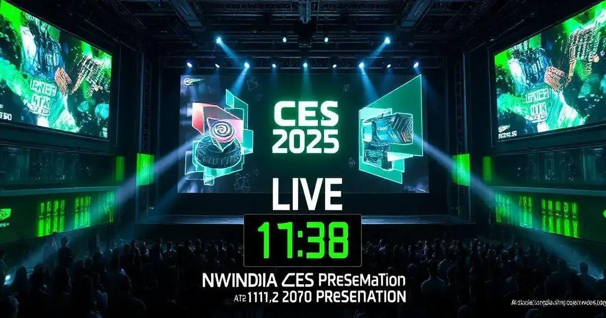 AO VIVO: Assista a Apresentação da NVIDIA na CES 2025