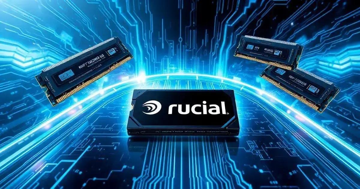 Atualizações na Linha de Memória DDR5 da Crucial