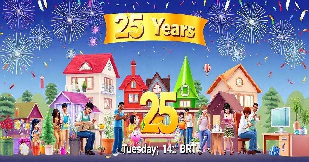 Celebração dos 25 Anos de The Sims: Evento Especial