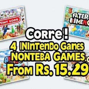 Corre! 4 Jogos da Nintendo a Partir de R$ 15,29