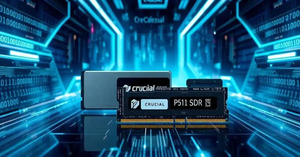 Crucial Lança SSD P510 e Memória DDR5 na CES 2025