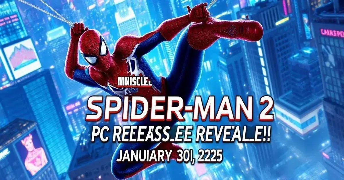 Marvel’s Spider-Man 2: Data de Lançamento no PC Revelada!