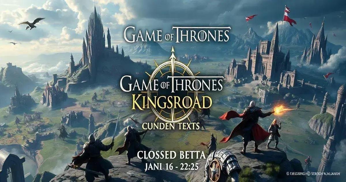 Novo Jogo de Game of Thrones Chega ao PC em 2025