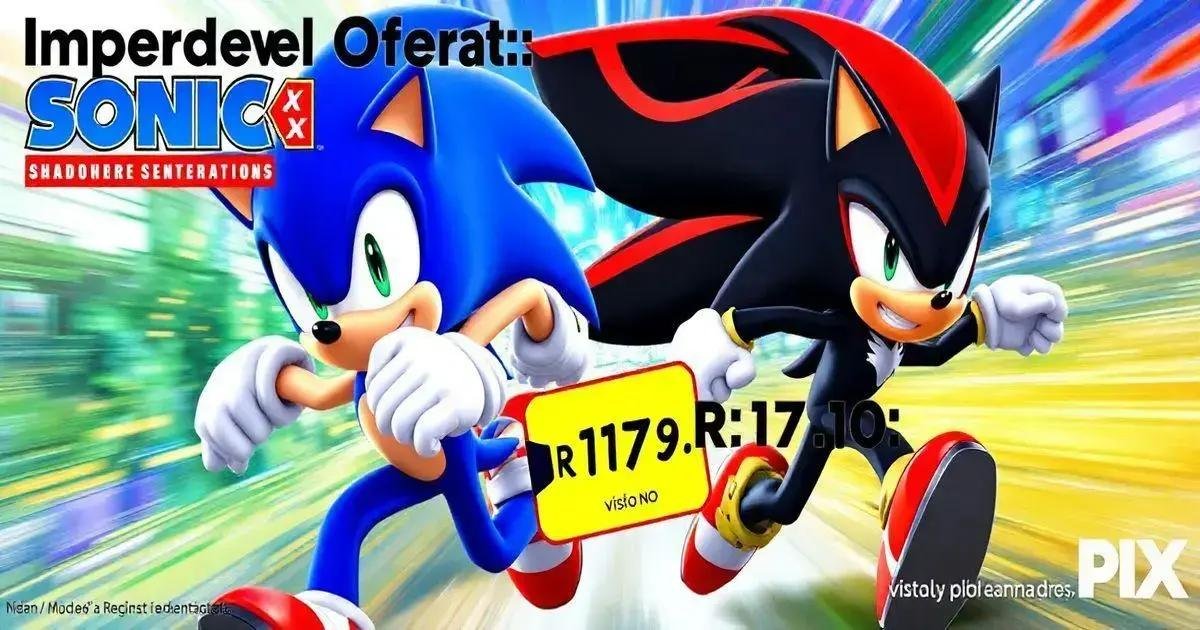 Oferta Imperdível: Sonic X Shadow Generations por R$179,10