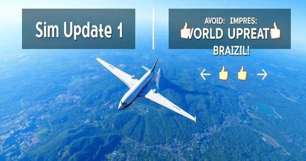 Sim Update e World Update: Brazil no Flight Simulator 2024