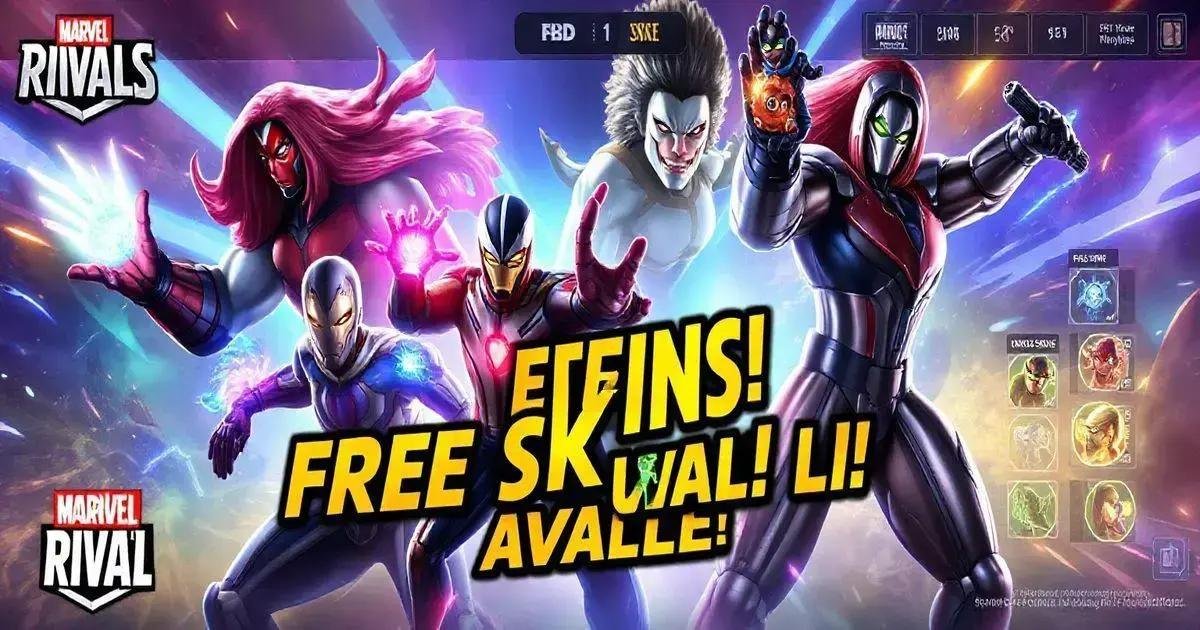 Skins Grátis na Temporada 1 de Marvel Rivals