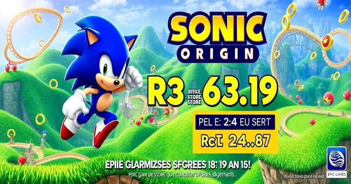 Sonic Origins – R$ 63,19