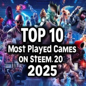 Top 10 Jogos Mais Jogados na Steam em 2025