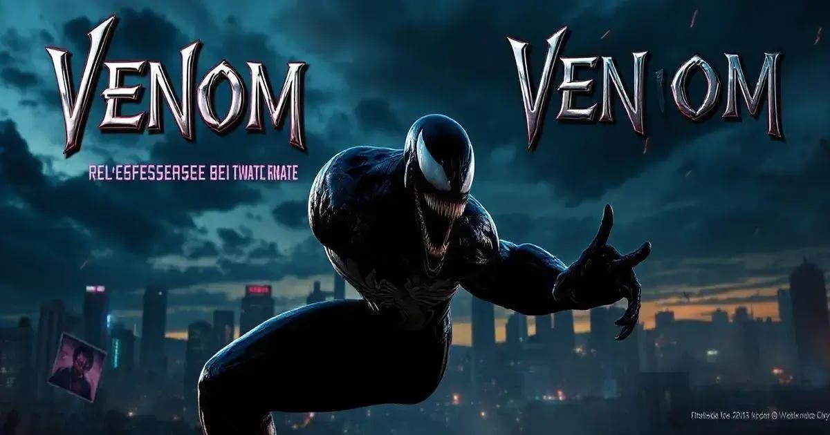 Venom 3: Data de Estreia e Novidades Imperdíveis