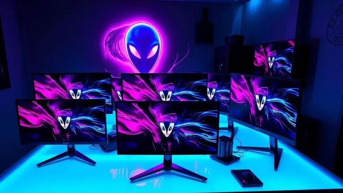 Dell apresenta nova linha de monitores Alienware com design inovador