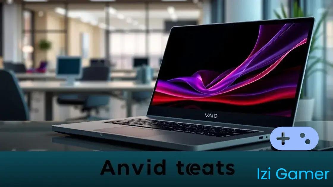 VAIO FE16: Um notebook inovador com tela de 16 polegadas