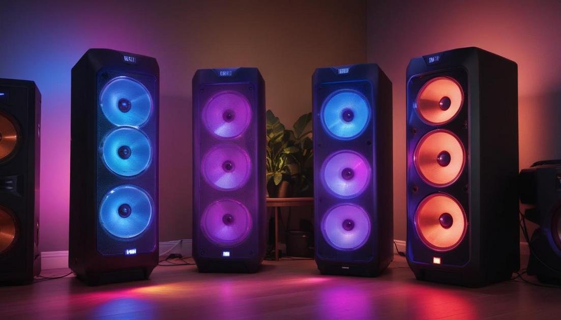 Top 2 Caixas de Som Potente 2026: WAAW INFINITE 200 ou JBL PartyBox Club 120?