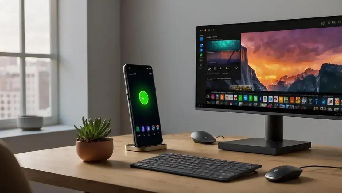 Smart Connect: modos desktop, TV e integração com PC e acessórios Smart Connect: modos desktop, TV e integração com PC e acessórios