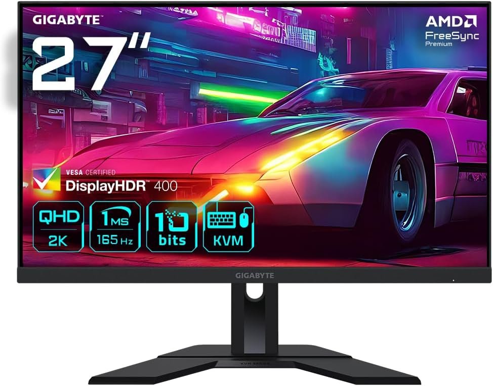 Gigabyte M27Q X monitor QHD 240Hz