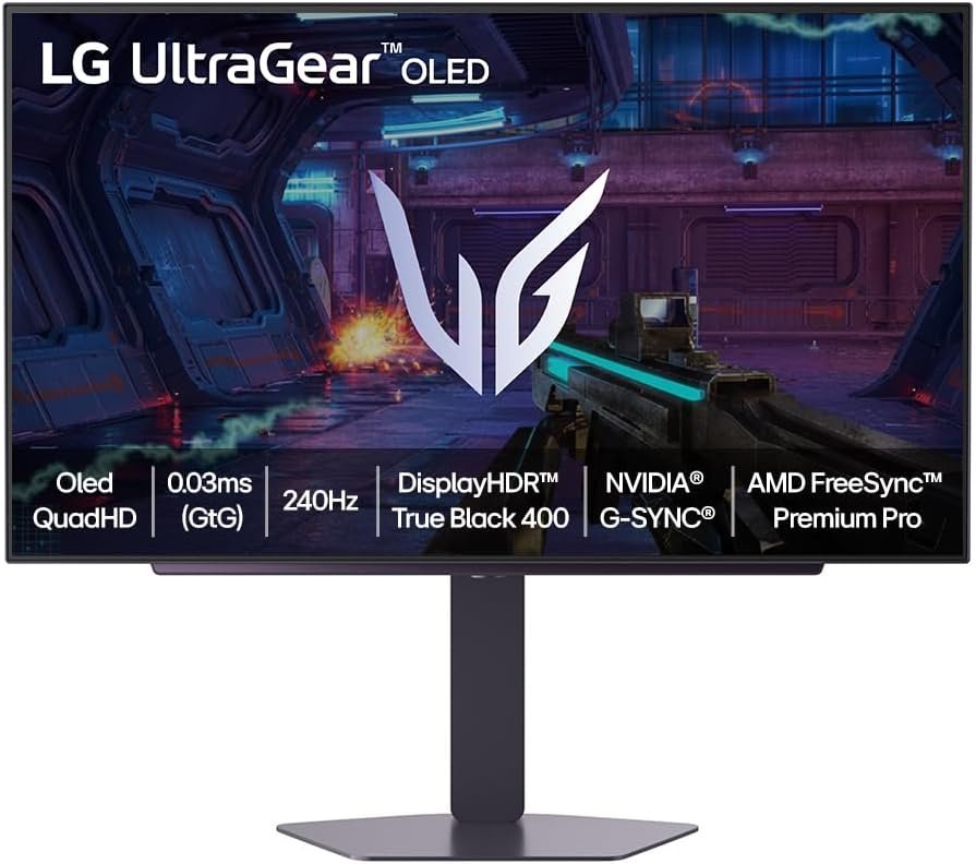 LG UltraGear OLED 27GS95QE-B monitor QHD 240Hz