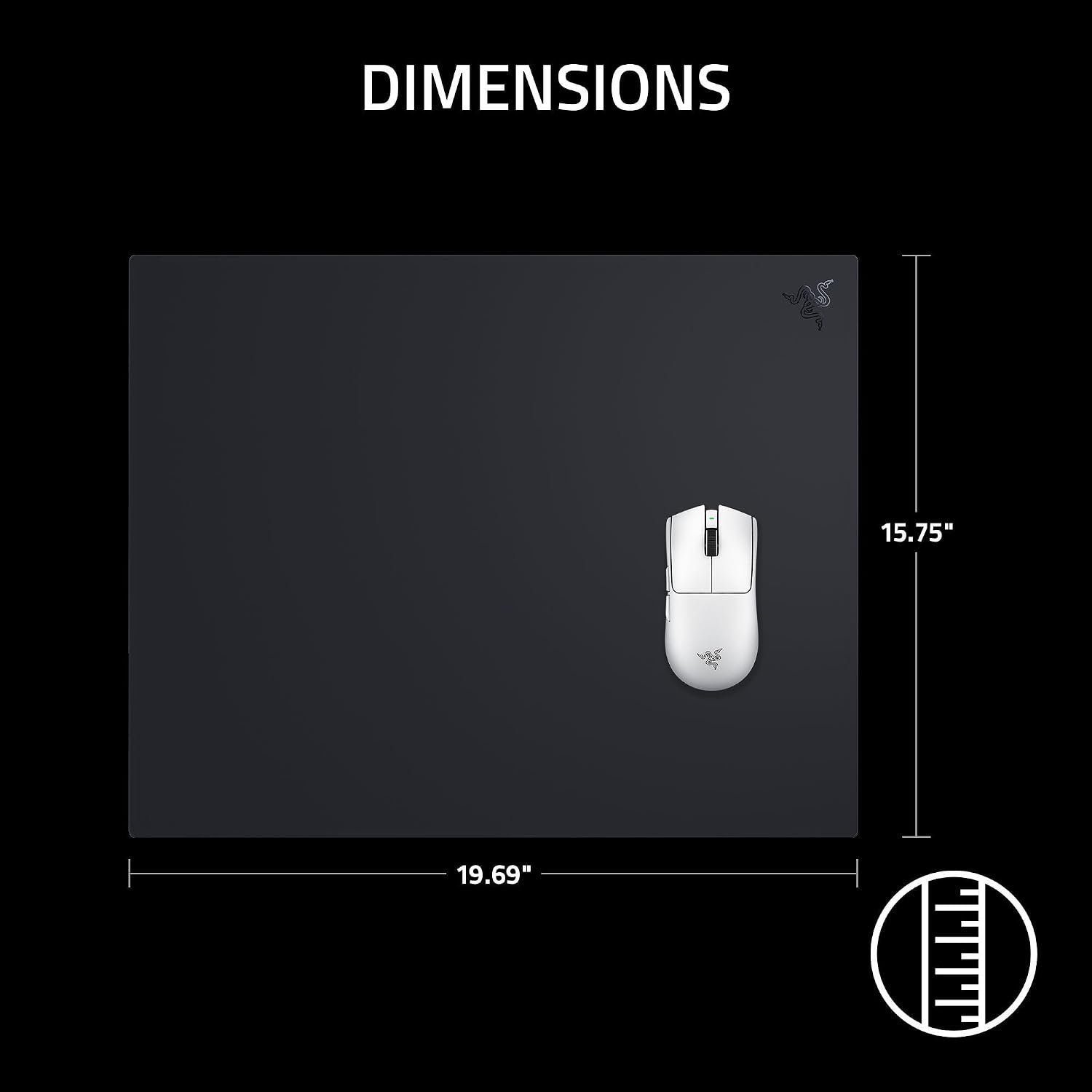 Mousepad de vidro ultrafino Razer Atlas Pro