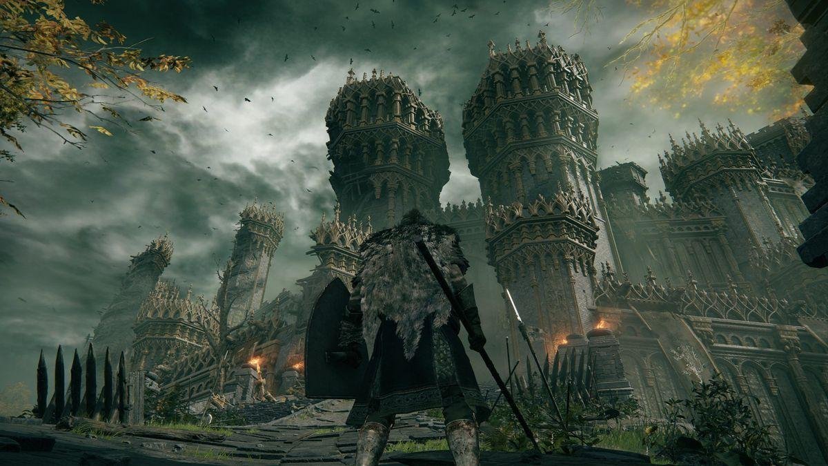 Imagem de Elden Ring representando seu universo de fantasia e seus desafios
