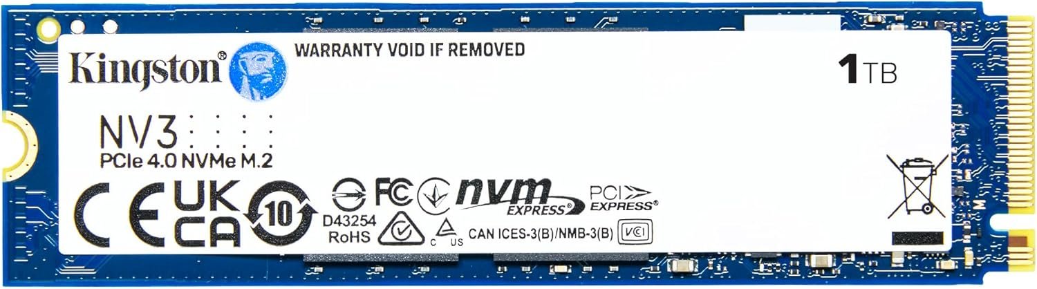 SSD NVMe de 1 TB para ampliar o armazenamento de um PC gamer