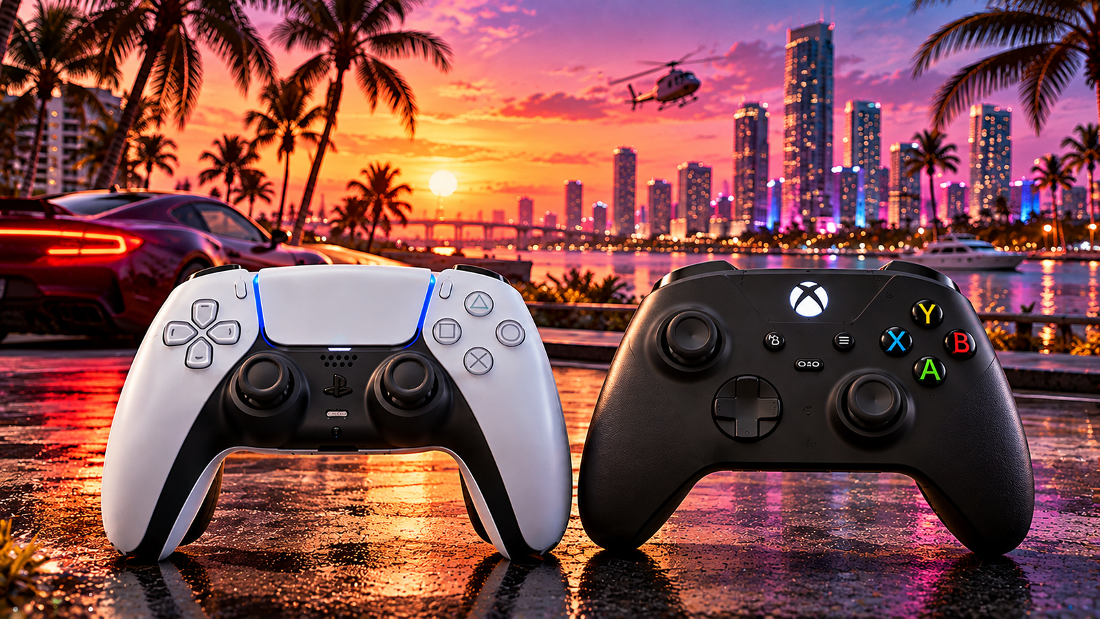 DualSense e Xbox Wireless Controller para GTA 6